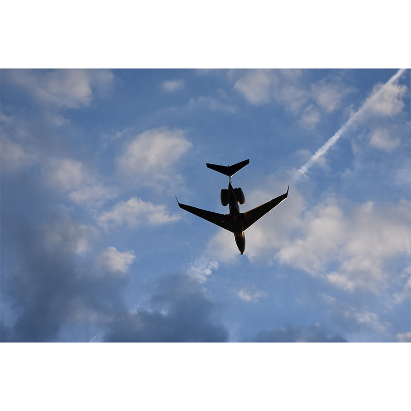 Airplane Transportation Mural Wallpaper for Home Decor, Moisture Resistant