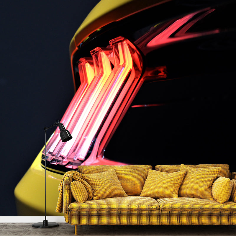 Car Mural for Boy's Bedroom Cool Wall Art, Moisture Resistant, Made to Measure