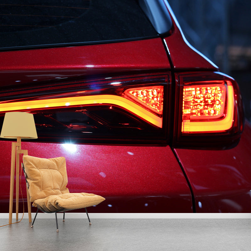 Car Mural for Boy's Bedroom Cool Wall Art, Moisture Resistant, Made to Measure