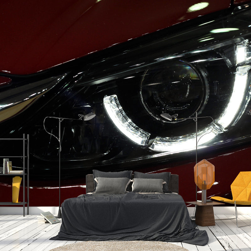 Car Mural for Boy's Bedroom Cool Wall Art, Moisture Resistant, Made to Measure