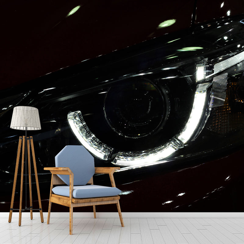 Modern Transportation Mural Wallpaper for Living Room, Personalized Size Available