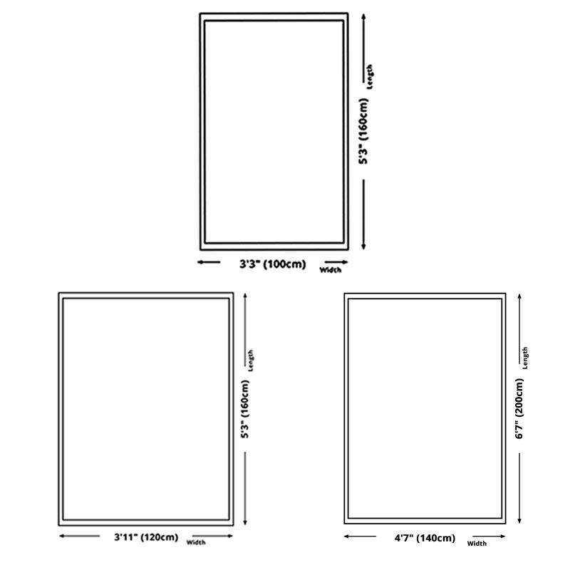 Contemporary Flowing Water Pattern Carpet Polyester Rug Non-Slip Backing Area Carpet for Living Room