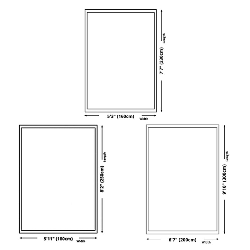 Minimalist Geometry Pattern Rug Polyester Carpet Washable Indoor Carpet for Home Decoration