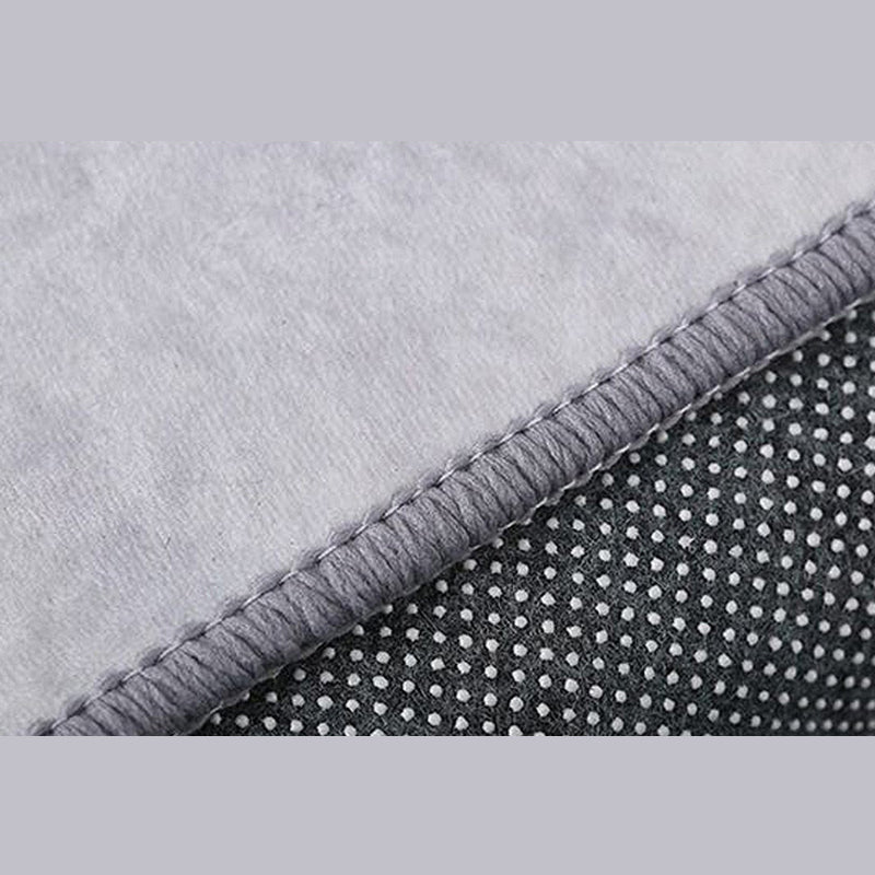 Contemporary Flowing Water Print Carpet Polyester Rug Non-Slip Backing Indoor Carpet for Living Room