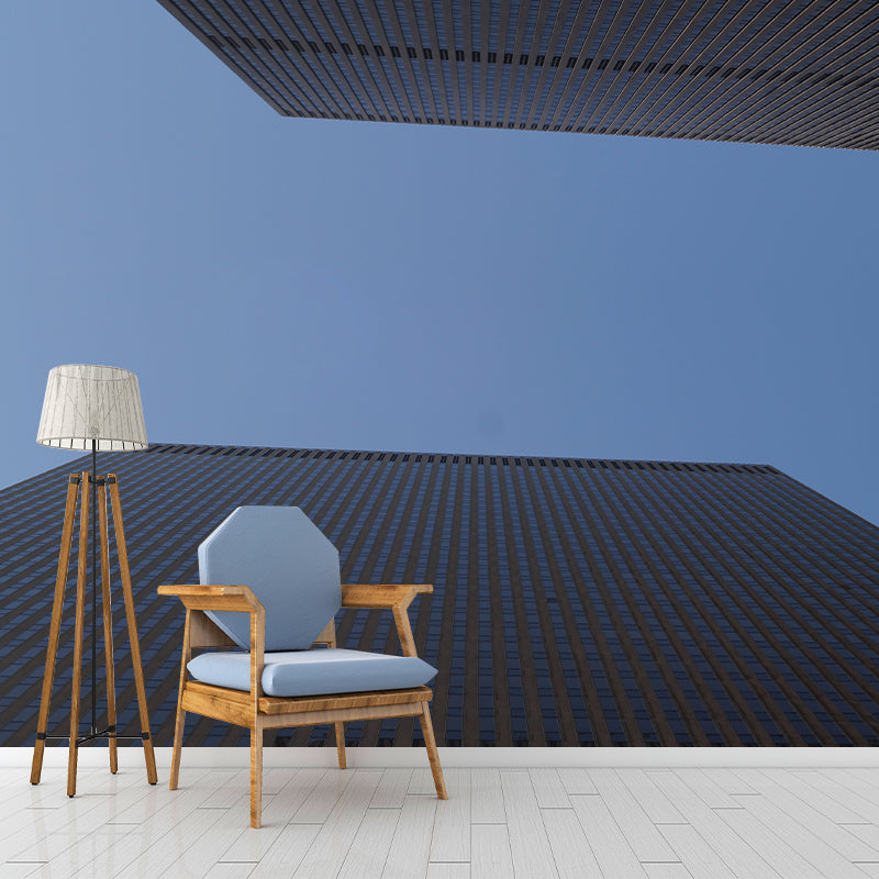 City Architecture Mural Wallpaper Mildew Resistant Modern Living Room Decoration