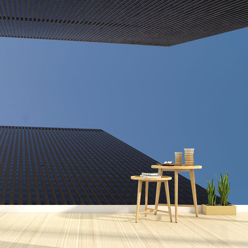 City Architecture Mural Wallpaper Mildew Resistant Modern Living Room Decoration