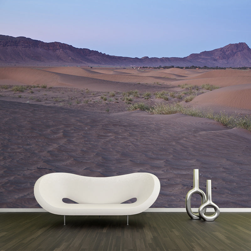 Dry Desert Scenery Wall Mural for Sitting Room, Water Resistant, Custom Size Available