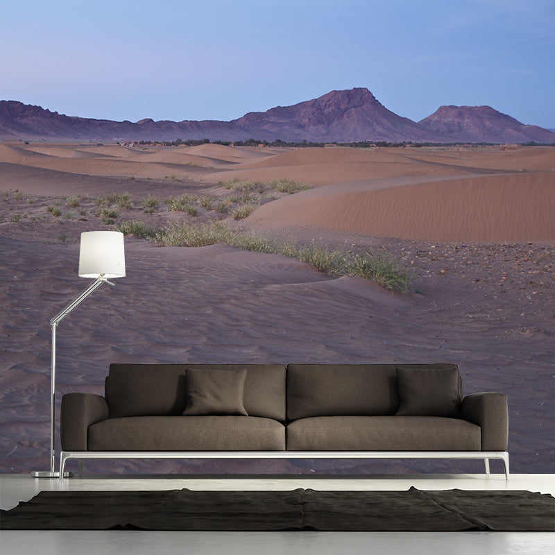Dry Desert Scenery Wall Mural for Sitting Room, Water Resistant, Custom Size Available