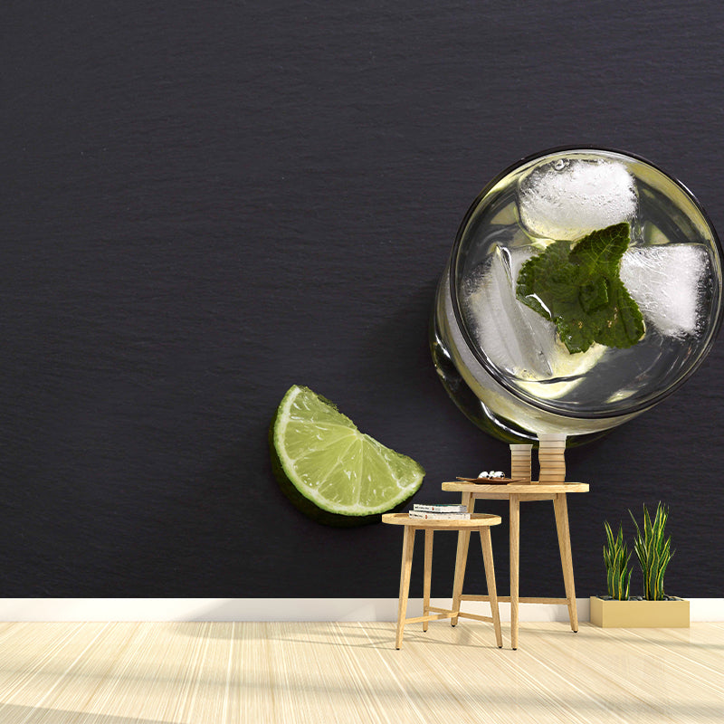 Contemporary Style Wine Wallpaper Mural Decal for Bar, Custom Size Available