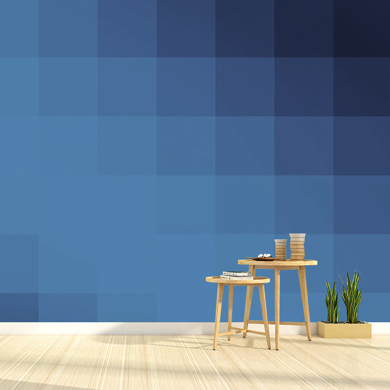 Lattice Geometry Customized Modern Wall Covering for Sleeping Room, Waterproofing