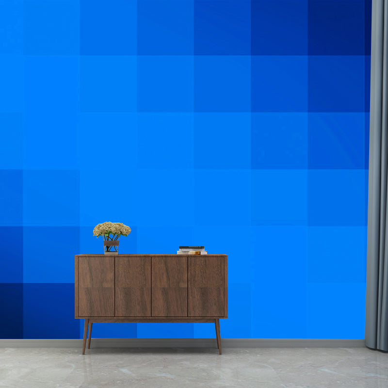 Lattice Geometric Illustration Wall Mural for Dining Room Decoration, Custom Size Available