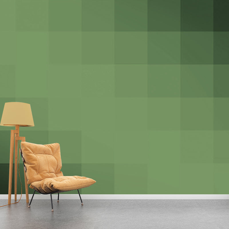 Lattice Geometric Illustration Wall Mural for Dining Room Decoration, Custom Size Available