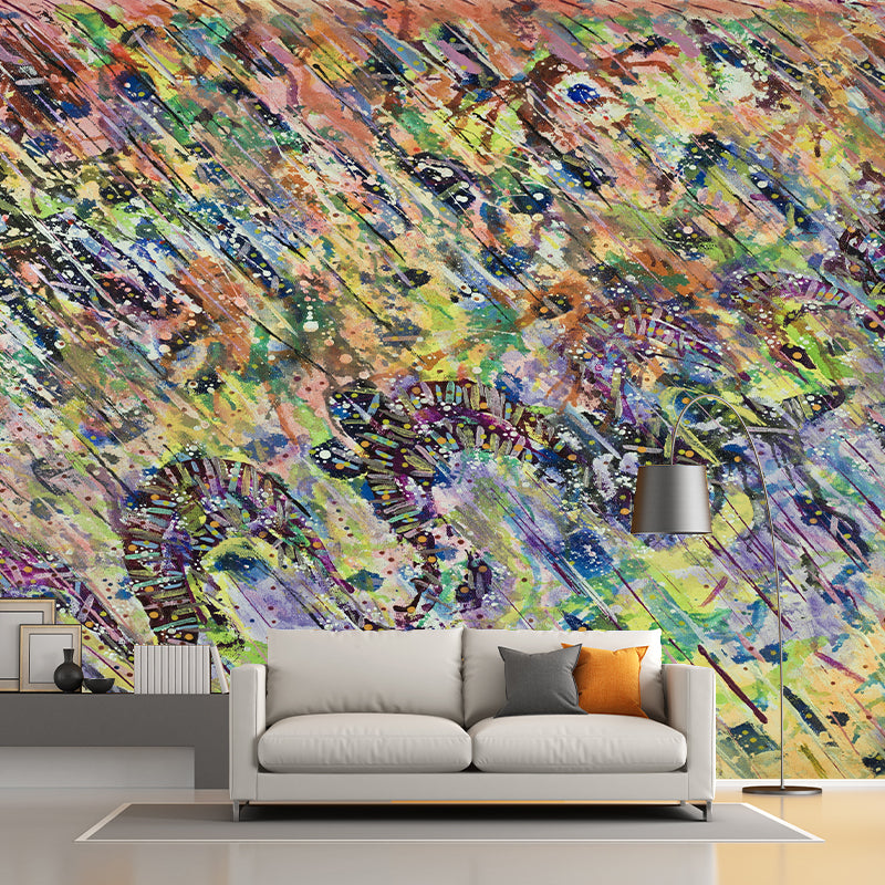 Modern Abstract Mural Stain Resistant Wall Decor for Living Room Bedroom