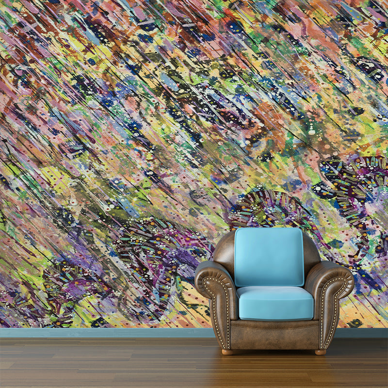 Modern Abstract Mural Stain Resistant Wall Decor for Living Room Bedroom