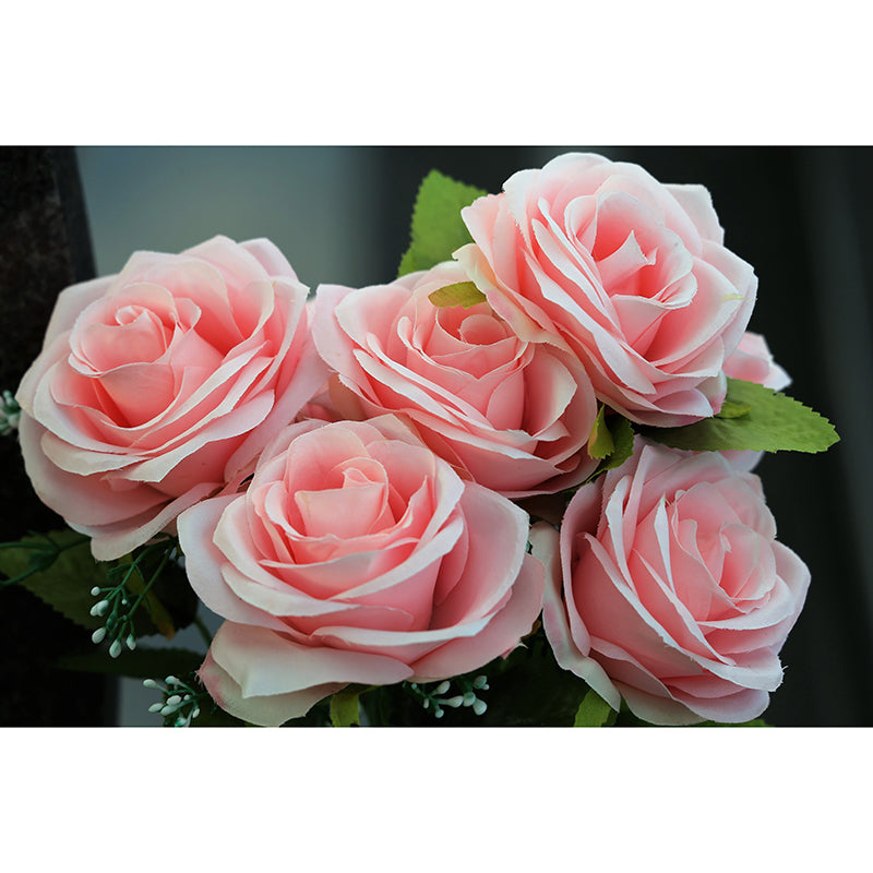 Blooming Rose Wall Mural Wallpaper for Girl Bedroom, Custom Size Available