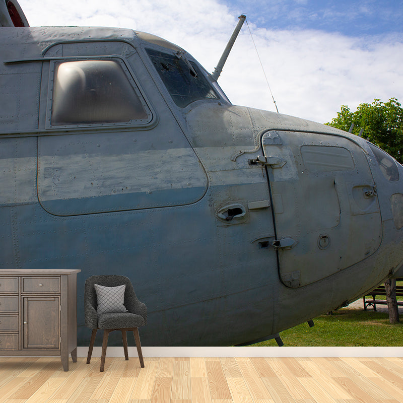 Air Plane Mural Wallpaper for Sleeping Room Decoration, Personalized Size