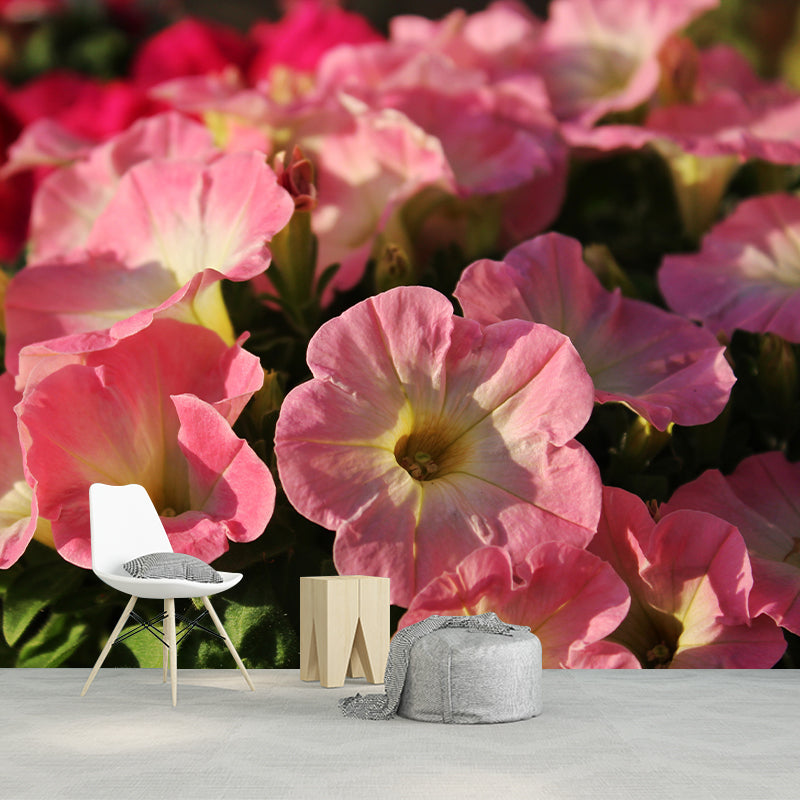 Petunia Blossom Mural Wall Paper Home Decorations for Kitchen Sitting Room