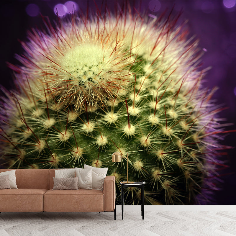 Green Plants Mural Mildew Resistant for Sitting Room Bedroom, Moisture Resistant