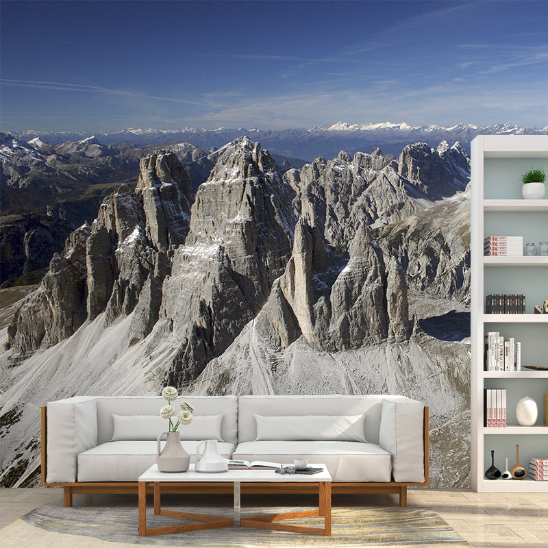 Mountain Scenery Wall Mural Home Decoration for Living Room, Moisture Resistant