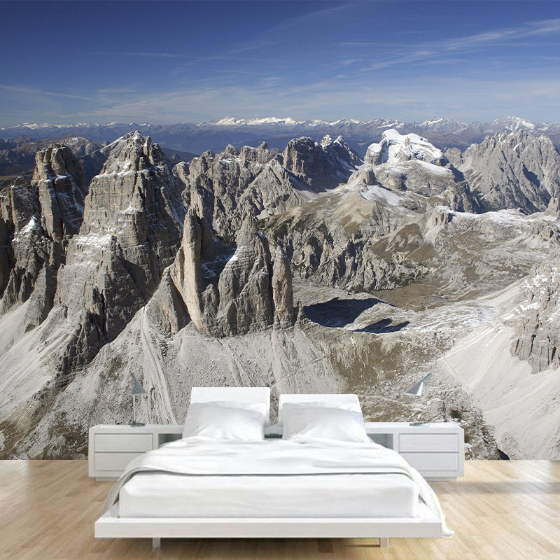 Mountain Scenery Wall Mural Home Decoration for Living Room, Moisture Resistant