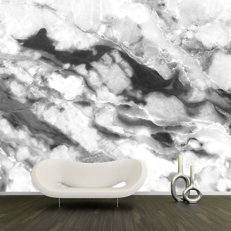 Abstract Mural Soft Color Stain Resistant Wall Art for Living Room, Water Resistant