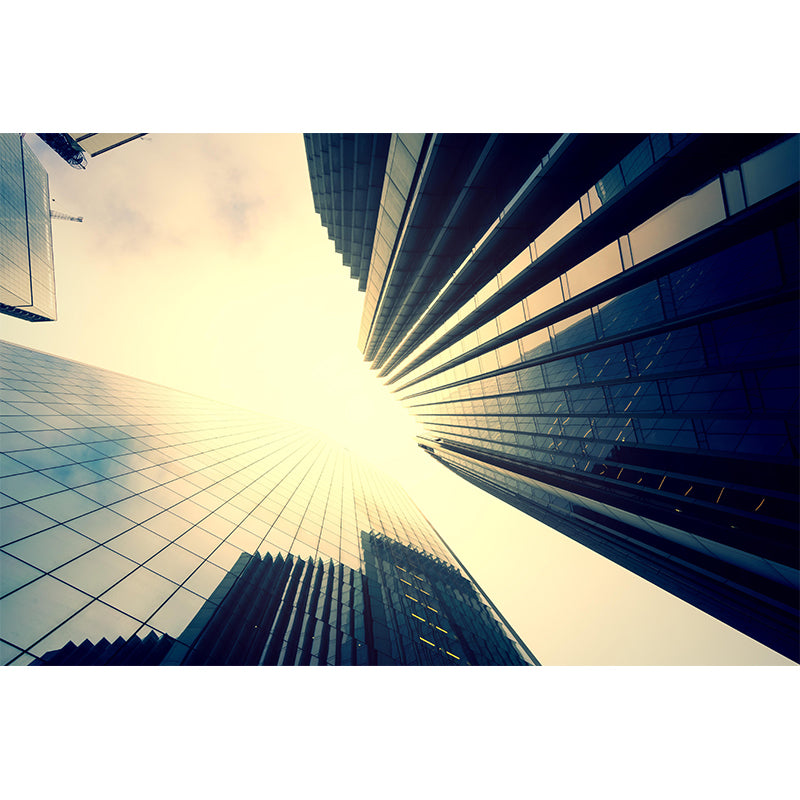 City Construction Mural Wallpaper Eco-friendly Contemporary for Decoration