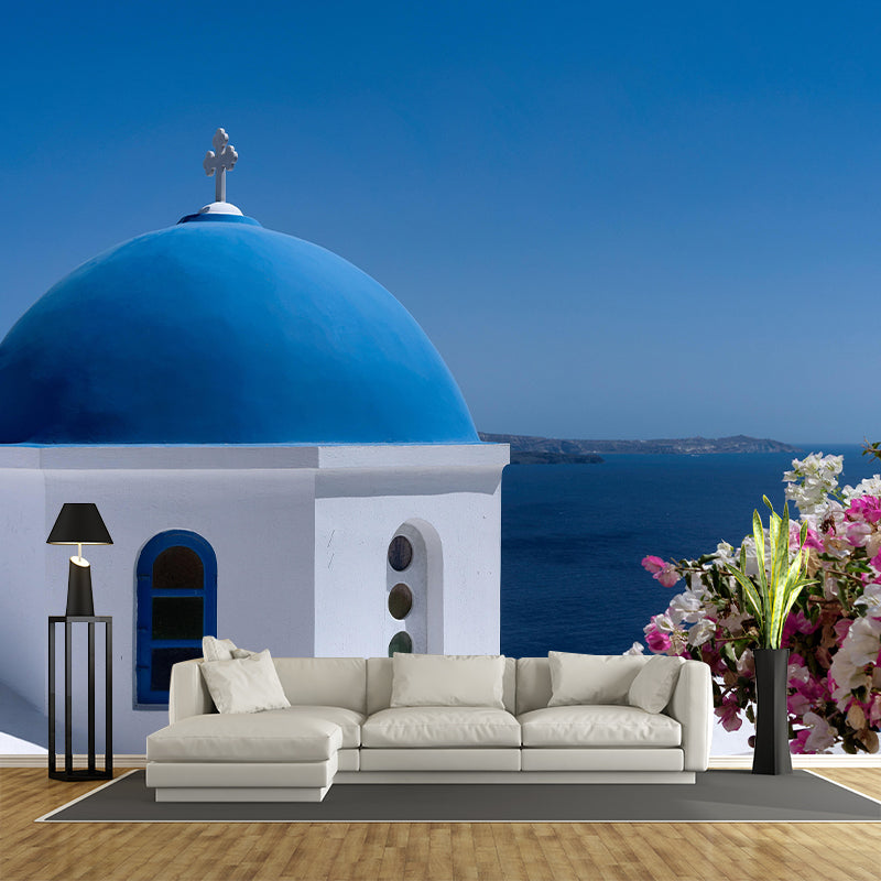 City Construction Mural Wallpaper Eco-friendly Contemporary for Decoration