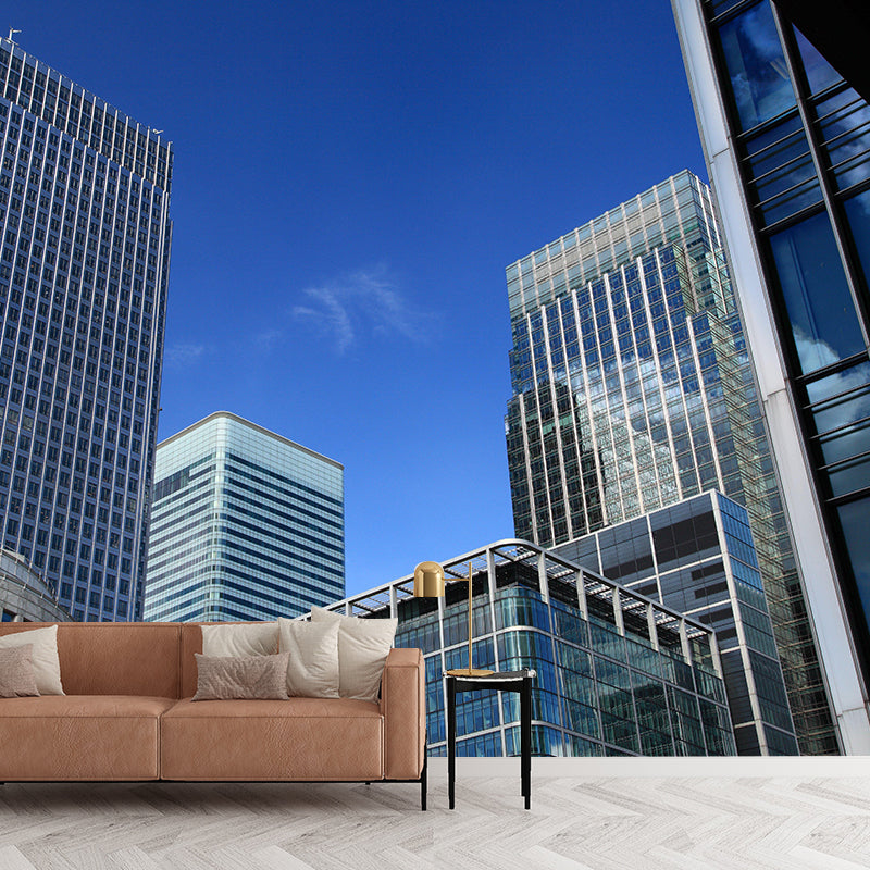 Construction Mural Wallpaper Environmental Modern Sleeping Room Decoration