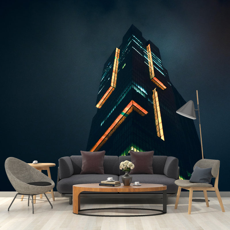 Construction Mural Wallpaper Environmental Modern Sleeping Room Decoration