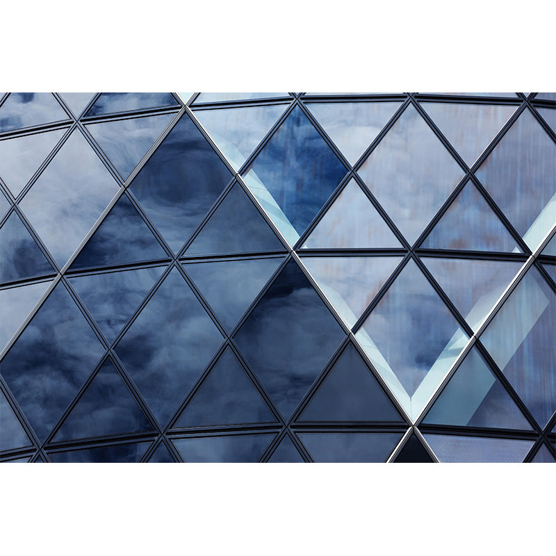 Skyscraper Mural Wallpaper Mildew Resistant Modern Sitting Room Decoration