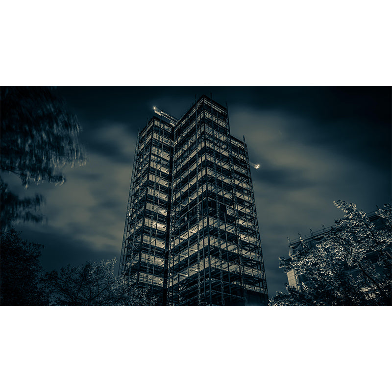 Construction Mural Wallpaper Mildew Resistant Modern Living Room Decoration