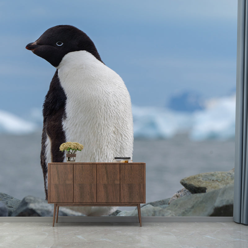 Penguin Animal Stain-Proof Wall Art for Home, Personalised Size, Waterproofing