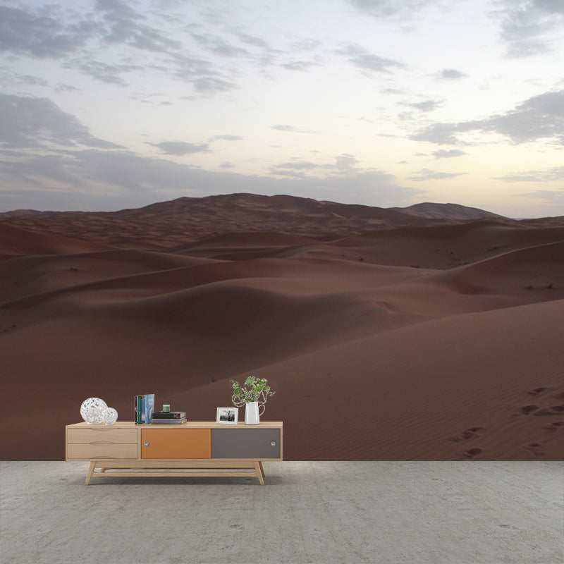 Arid Desert Landscape Mural for Living Room Decoration, Made to Measure