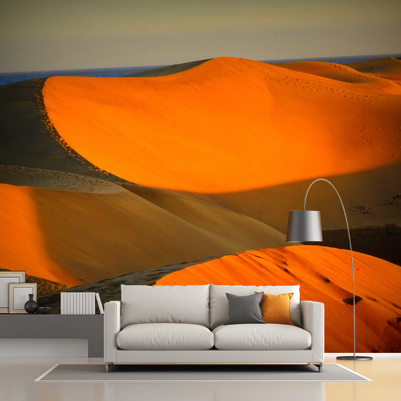 Arid Desert Landscape Mural for Living Room Decoration, Made to Measure