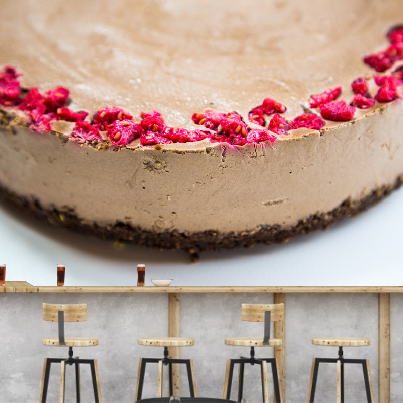 Minimalism Style Cake Dessert Mural for Dessert Shop Baking Shop, Waterproofing