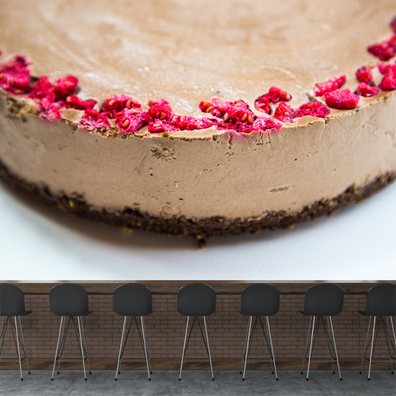 Minimalism Style Cake Dessert Mural for Dessert Shop Baking Shop, Waterproofing