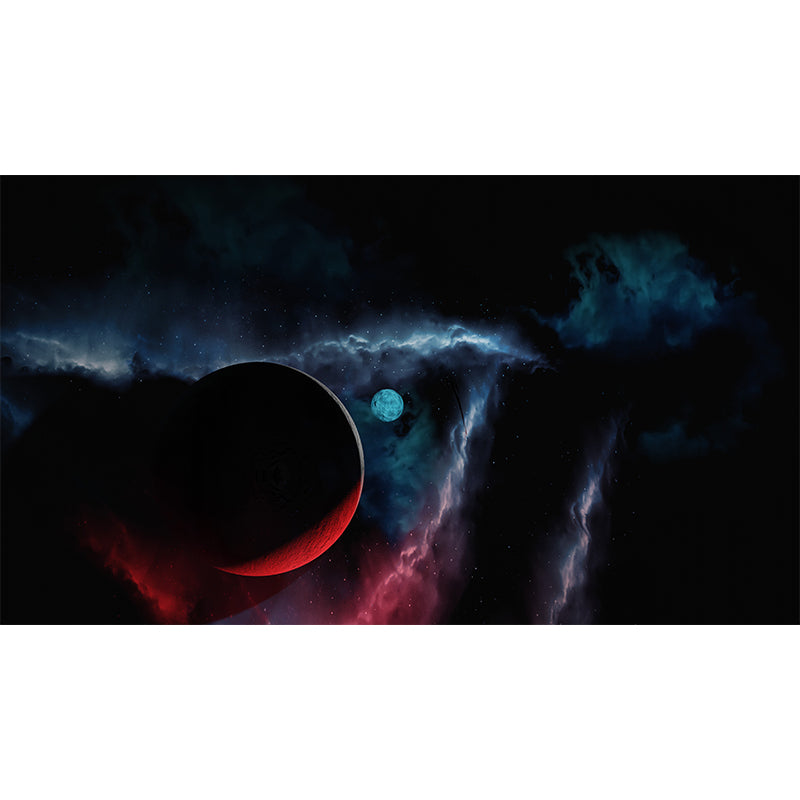 Cosmos Space Wall Murals Stain Resistant Wall Decoration for Living Room, Made to Measure