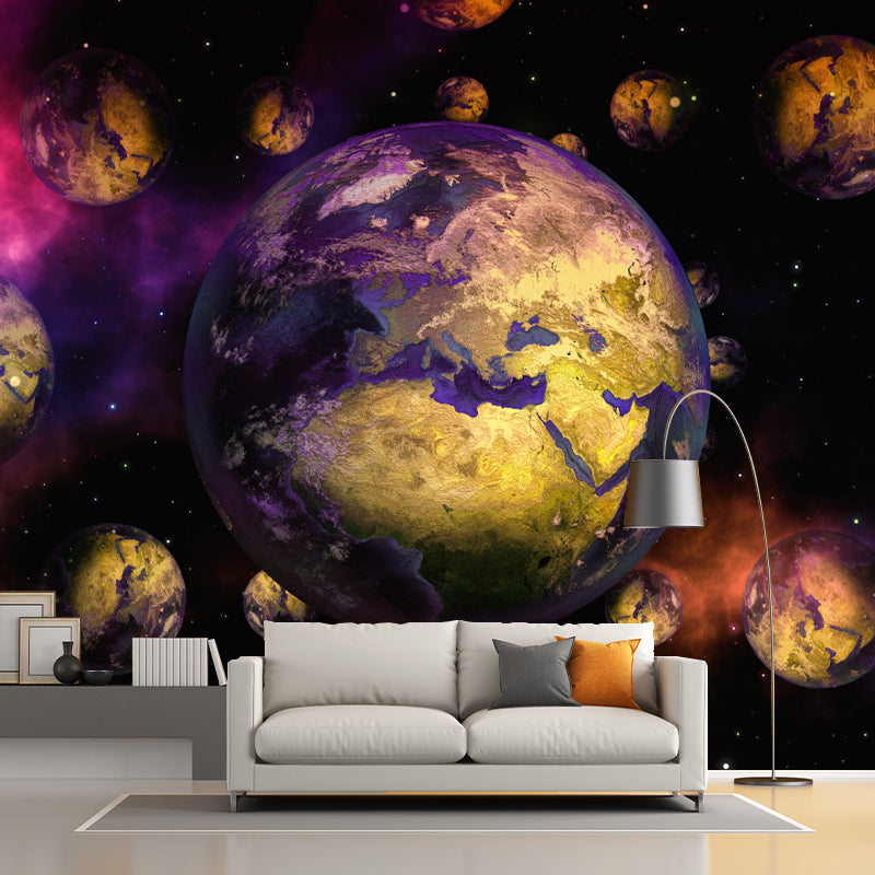 Cosmos Space Photo Wall Mural for Sitting Room Home Decoration Moisture-Resistant