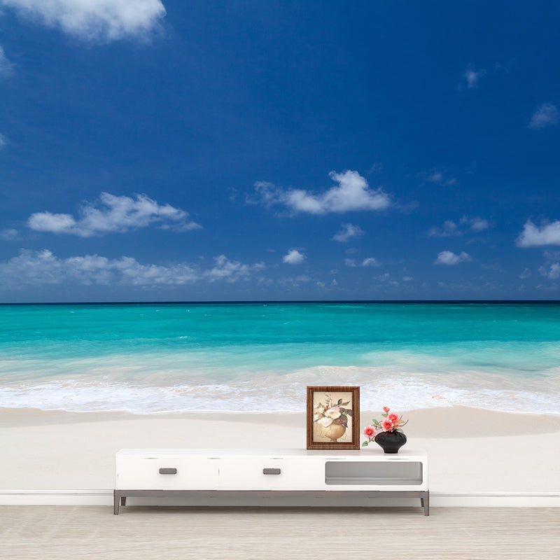 Beautiful Sea Mural Mildew Resistant for Living Room Decoration