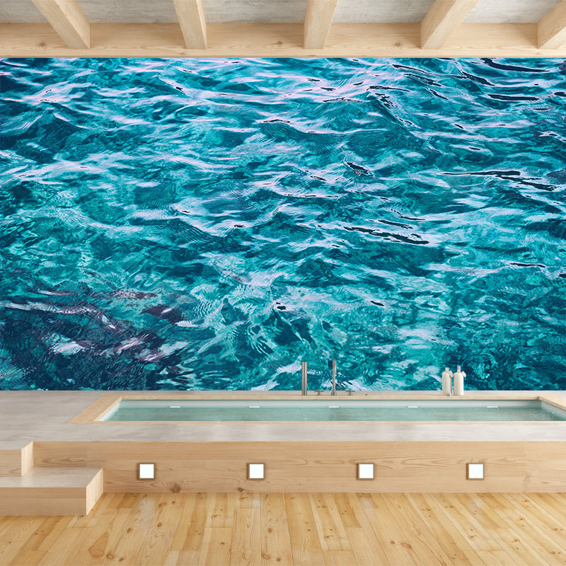 Customized Beautiful Sea Mural Eco-friendly for Living Room Decoration