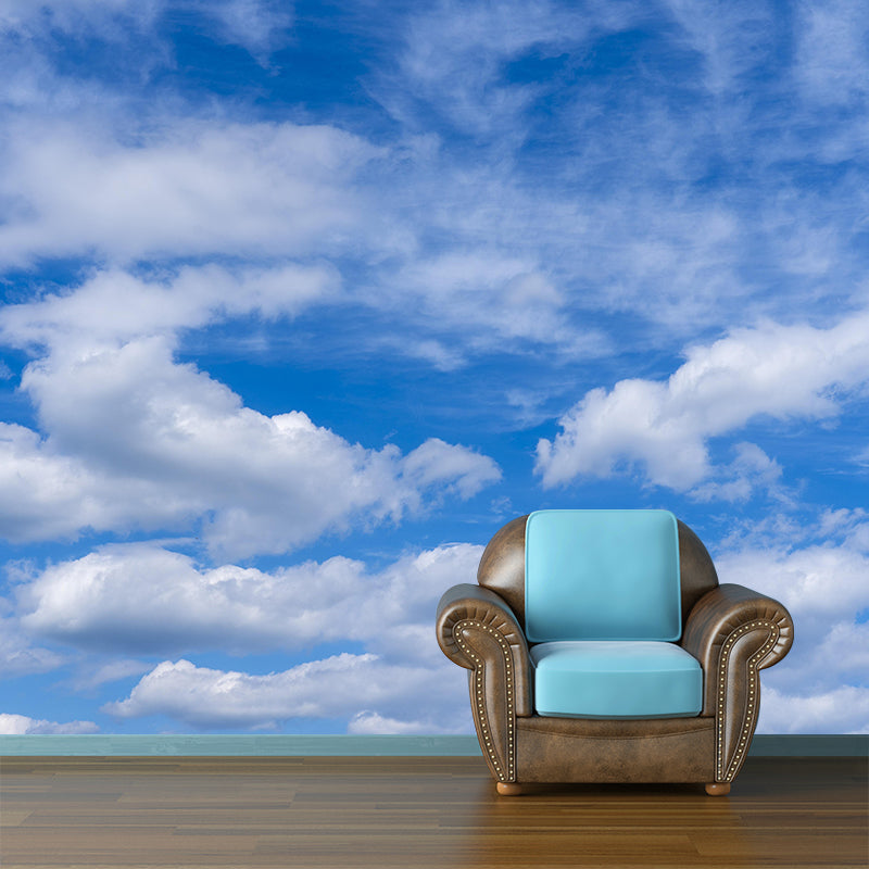 Mildew Resistant Beautiful Sky Mural for Sitting Room Decoration