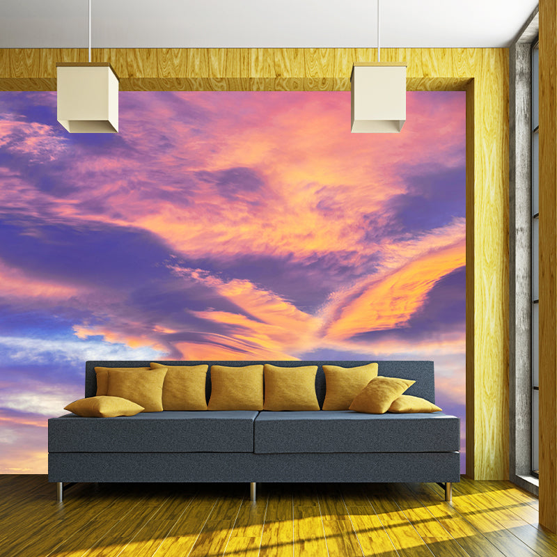 Mildew Resistant Beautiful Sky Mural for Sitting Room Decoration