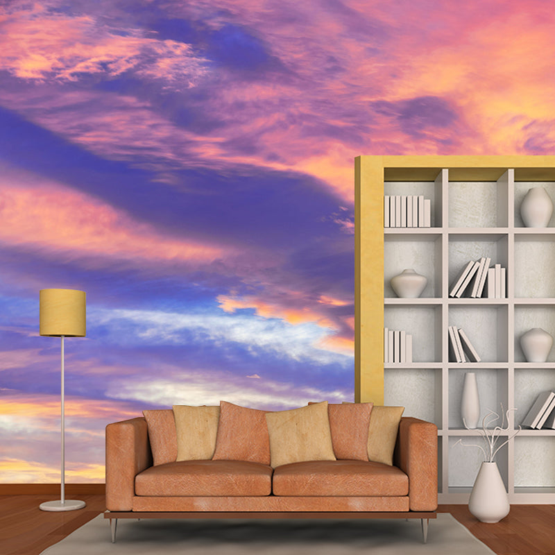 Mildew Resistant Beautiful Sky Mural for Sitting Room Decoration