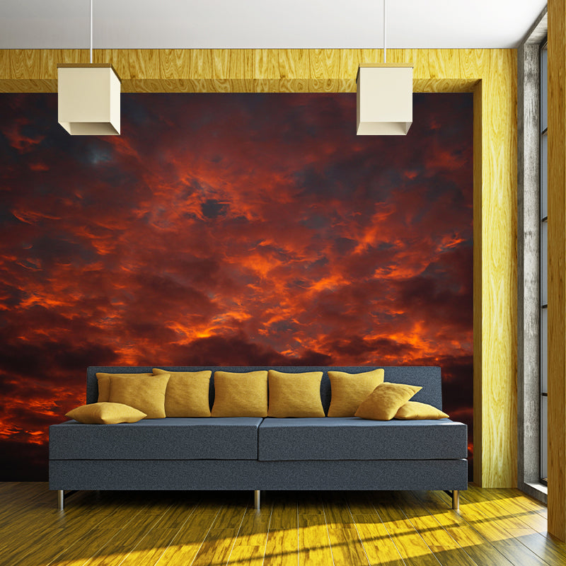 Beautiful Sky Mural Mildew Resistant for Bathroom Decoration