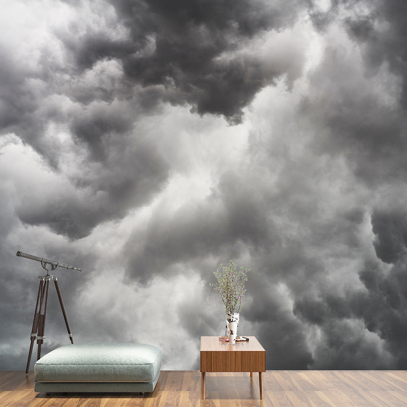 Beautiful Sky Mural Mildew Resistant for Bathroom Decoration