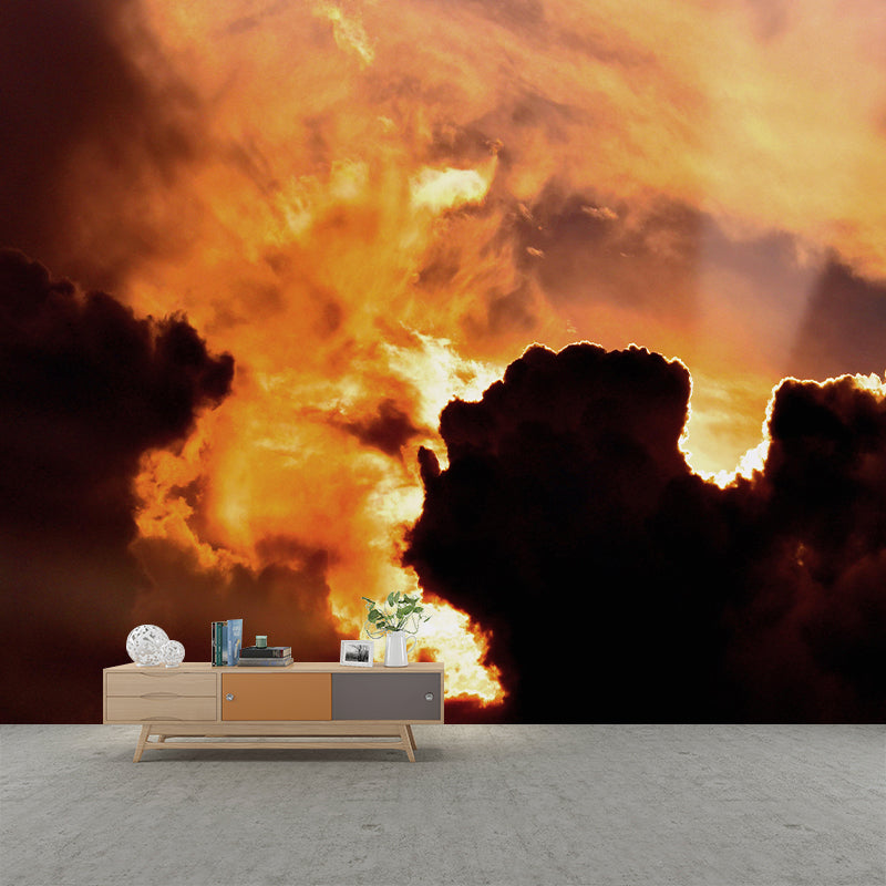 Horizontal Photography Sky Wall Mural Modernism Wall Covering for Decoration