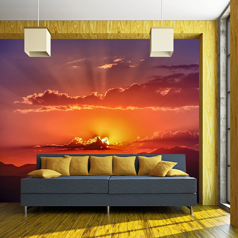 Horizontal Photography Sky Wall Mural Modernism Wall Covering for Decoration