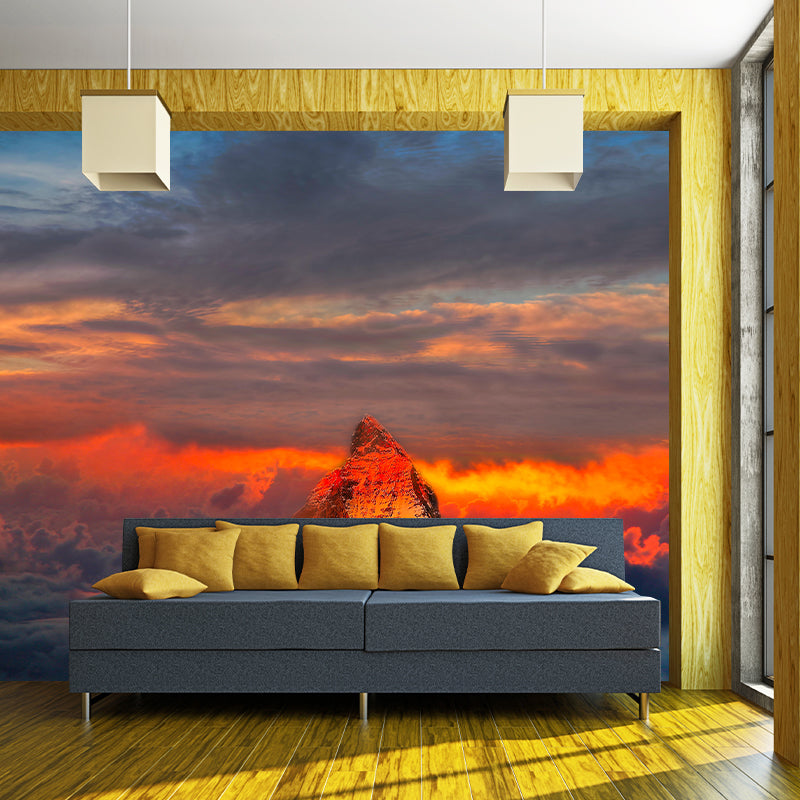 Customized Beautiful Cloud Mural Mildew Resistant for Living Room Decoration