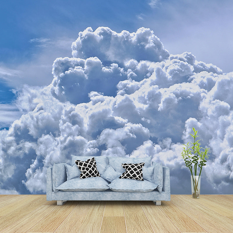 Customized Beautiful Cloud Mural Mildew Resistant for Living Room Decoration
