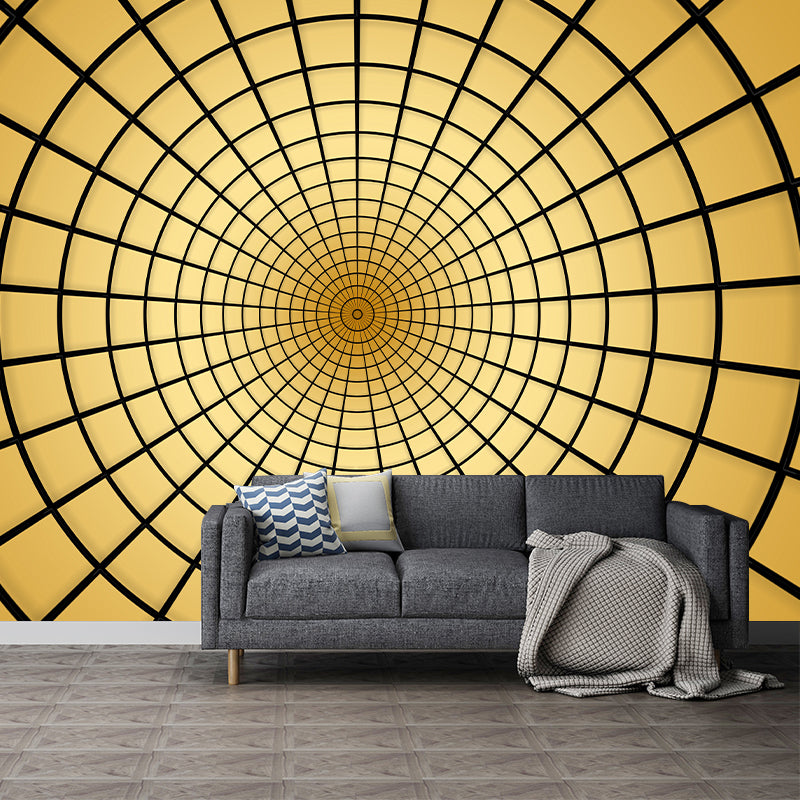 Geometric Circle Mural Decal Wall Art for Home Decor, Moisture Resistant